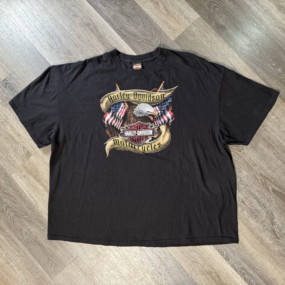 Vintage Harley-Davidson Twin Cities T-Shirt Mens 4XL Eagle